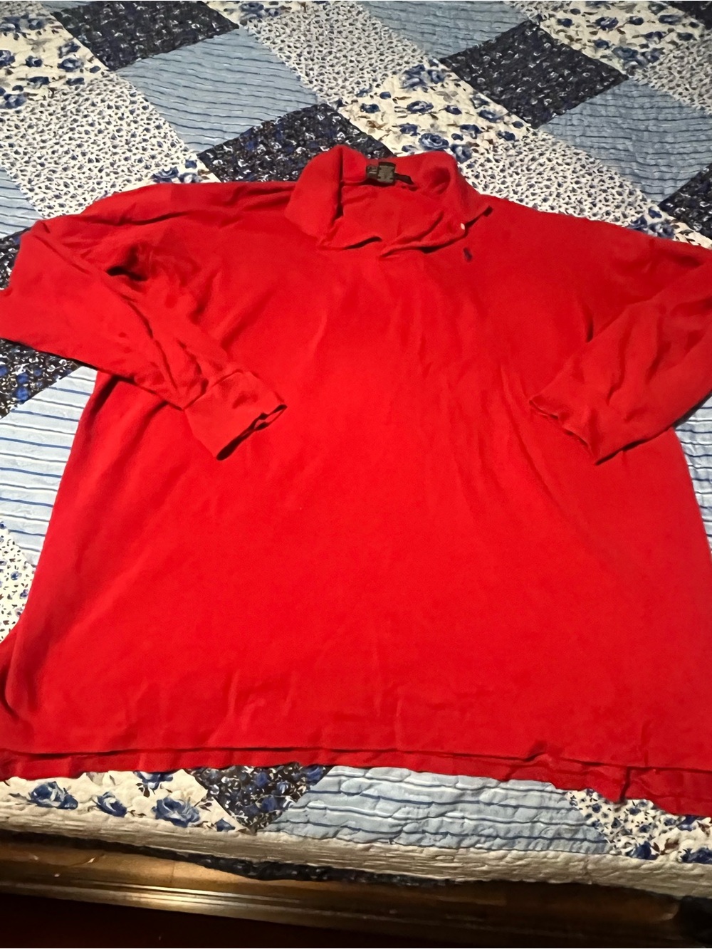 VINTAGE Polo Ralph Lauren Men’s Red XL Polo - Picture 4 of 8